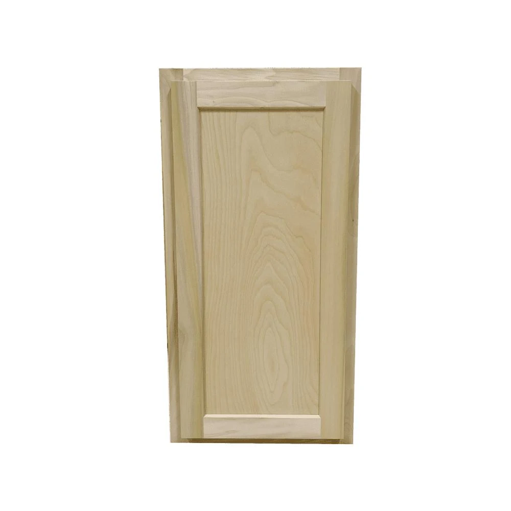 Kitchen Wall Cabinet | Unfinished Poplar | Shaker Style | 12x30x12 in.